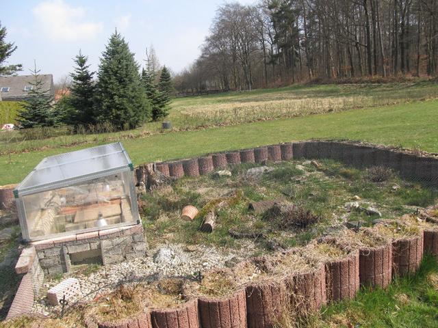 Das neue Gehege