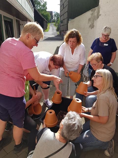 Dengeln im Spessart