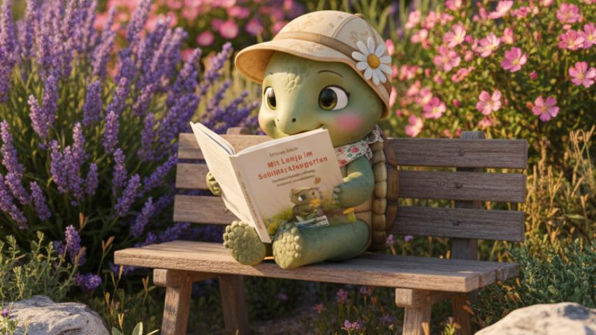 „Mit Lenja im Schildkrötengarten – Dein Kinder-Ratgeber zur Haltung Europäischer Landschildkröten