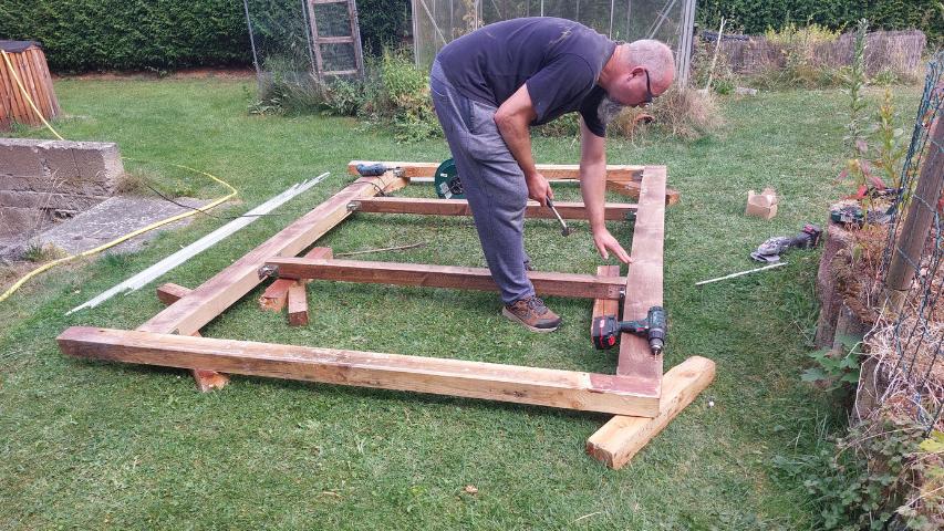 Freddy bei der Arbeit